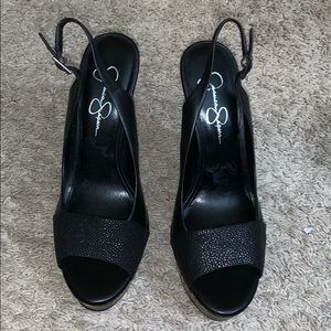 Jessica Simpson High Heeled Peeptoes